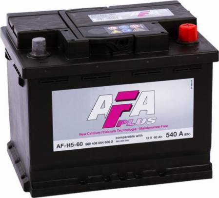 AFA 5604080546062 - Starter Battery carparts-centre.com