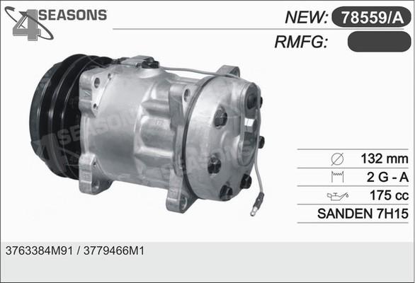 AHE 78559/A - Compressor, air conditioning carparts-centre.com