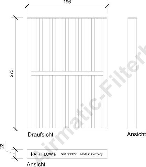 Airmatic IF0590 - Filter, interior air carparts-centre.com