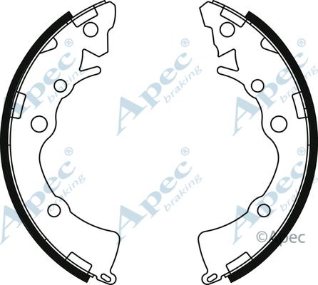 APEC SHU832 - Brake Shoe Set carparts-centre.com