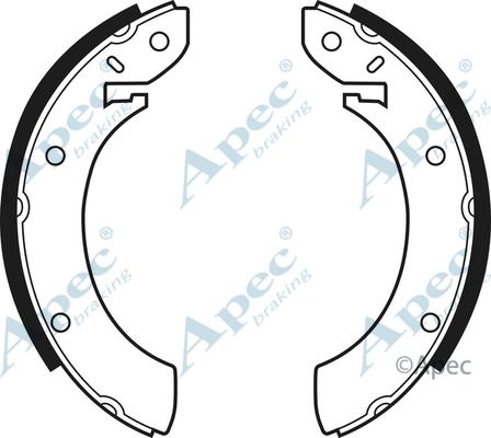 APEC SHU232 - Brake Shoe Set carparts-centre.com
