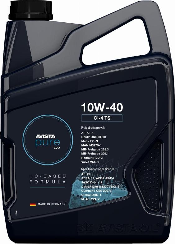 AVISTA 116 - Engine Oil carparts-centre.com