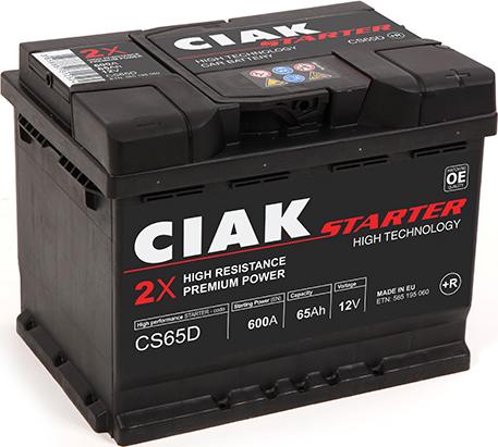 CIAKStarter CS65D - Starter Battery carparts-centre.com
