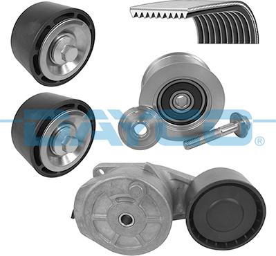 DAYCO KPV113HD - V-Ribbed Belt Set carparts-centre.com