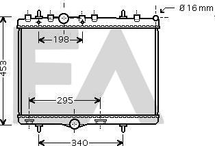 EACLIMA 31R55106 - Radiator, engine cooling carparts-centre.com
