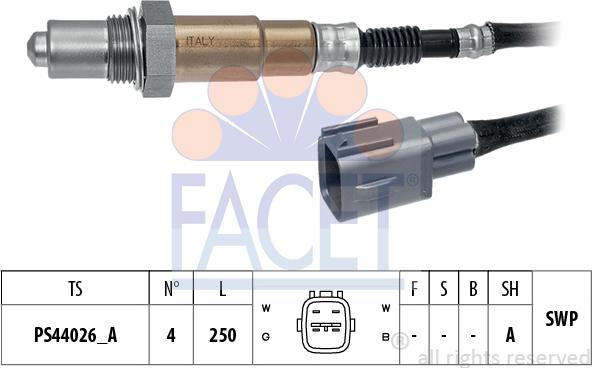 FACET 10.8529 - Oxygen, Lambda Sensor carparts-centre.com