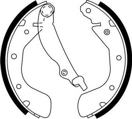 FIT FT2111 - Brake Shoe Set carparts-centre.com