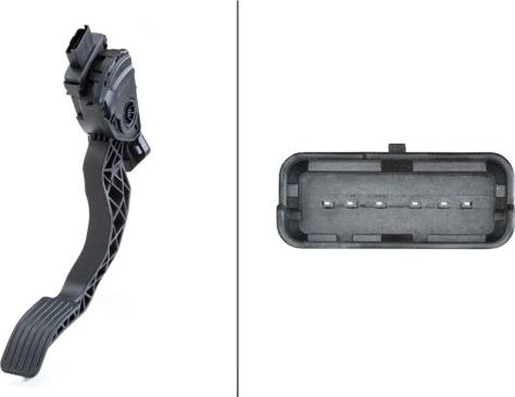 HELLA 6PV 009 949-821 - Sensor, accelerator pedal position carparts-centre.com