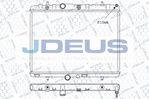Jdeus M-0210430 - Radiator, engine cooling carparts-centre.com