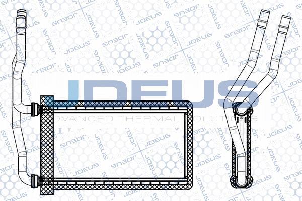 Jdeus M-2410080 - Heat Exchanger, interior heating carparts-centre.com