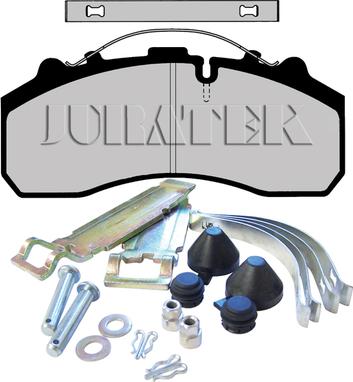 Juratek JCP988K1 - Brake Pad Set, disc brake carparts-centre.com