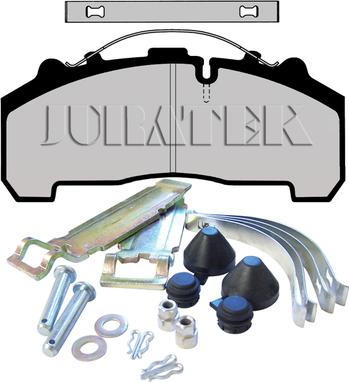 Juratek JCP1000K1 - Brake Pad Set, disc brake carparts-centre.com