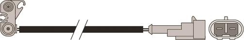 Juratek JCW128 - Warning Contact, brake pad wear carparts-centre.com