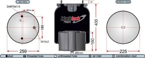 Juratek RML75829C - Bellow, air suspension carparts-centre.com