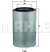 KNECHT LX 273 - Air Filter, engine carparts-centre.com
