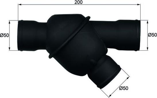 MAHLE TH 24 79 - Coolant thermostat / housing carparts-centre.com