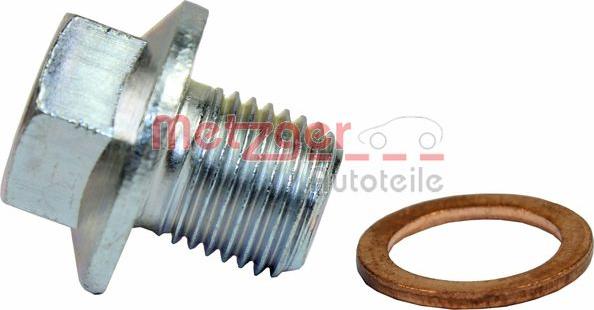 Metzger 8030012 - Sealing Plug, oil sump carparts-centre.com