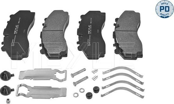 Meyle 025 293 3130/PD - Brake Pad Set, disc brake carparts-centre.com