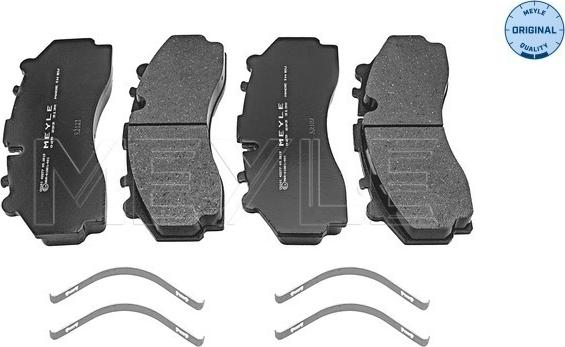 Meyle 025 293 3130 - Brake Pad Set, disc brake carparts-centre.com