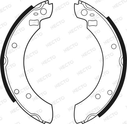 Necto N1437 - Brake Shoe Set carparts-centre.com
