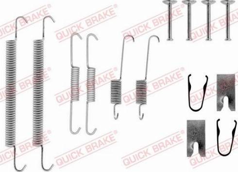 OJD Quick Brake 1050771 - Accessory Kit, brake shoes carparts-centre.com