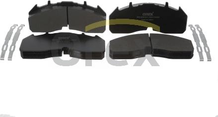 Orex 542037 - Brake Pad Set, disc brake carparts-centre.com