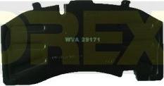 Orex 342037 - Brake Pad Set, disc brake carparts-centre.com