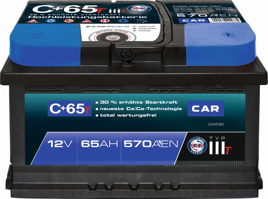 PANTHER SB.C65T - Starter Battery carparts-centre.com