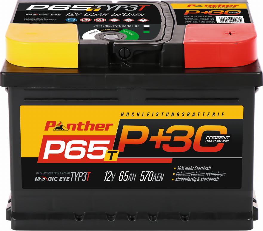 PANTHER SB.P65T - Starter Battery carparts-centre.com