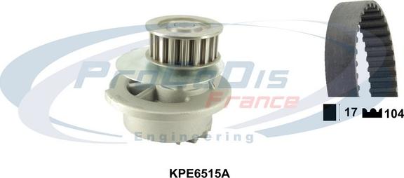 Procodis France KPE6515A - Water Pump & Timing Belt Set carparts-centre.com