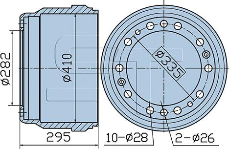 ST-Templin 03.090.4004.030 - Brake Drum carparts-centre.com