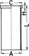Wilmink Group WG1021750 - Cylinder Sleeve carparts-centre.com