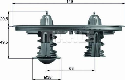 Wilmink Group WG1217858 - Coolant thermostat / housing carparts-centre.com