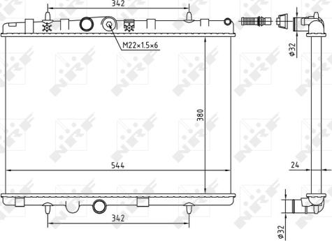 Wilmink Group WG1723214 - Radiator, engine cooling carparts-centre.com