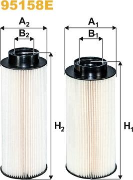 WIX Filters 95158E - Fuel filter carparts-centre.com