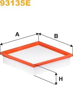 WIX Filters 93135E - Filter, interior air carparts-centre.com