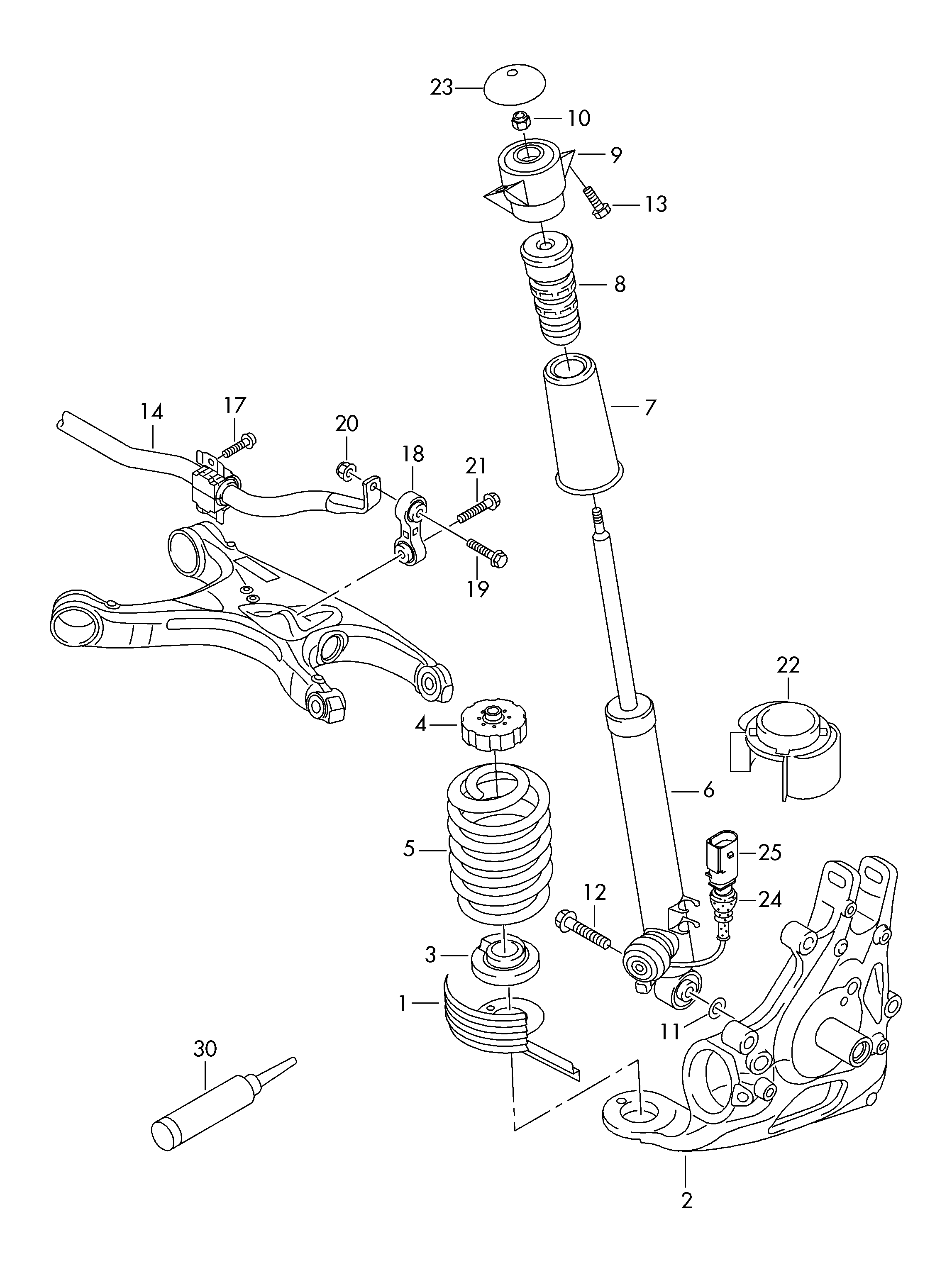 Talosa 63-14259 - Rubber Buffer, suspension carparts-centre.com