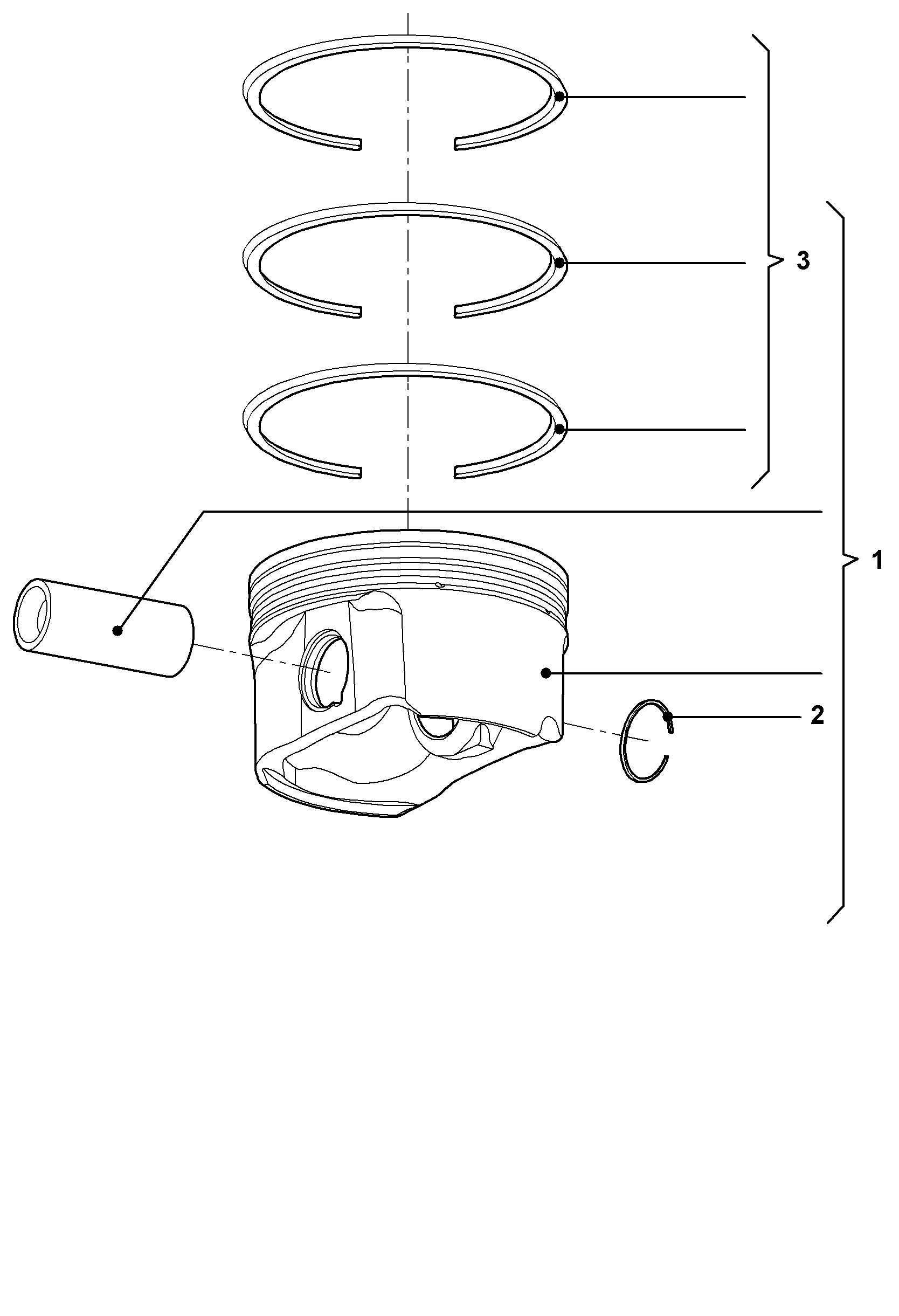 Hastings Piston Ring 2D7282 - Piston Ring Kit carparts-centre.com