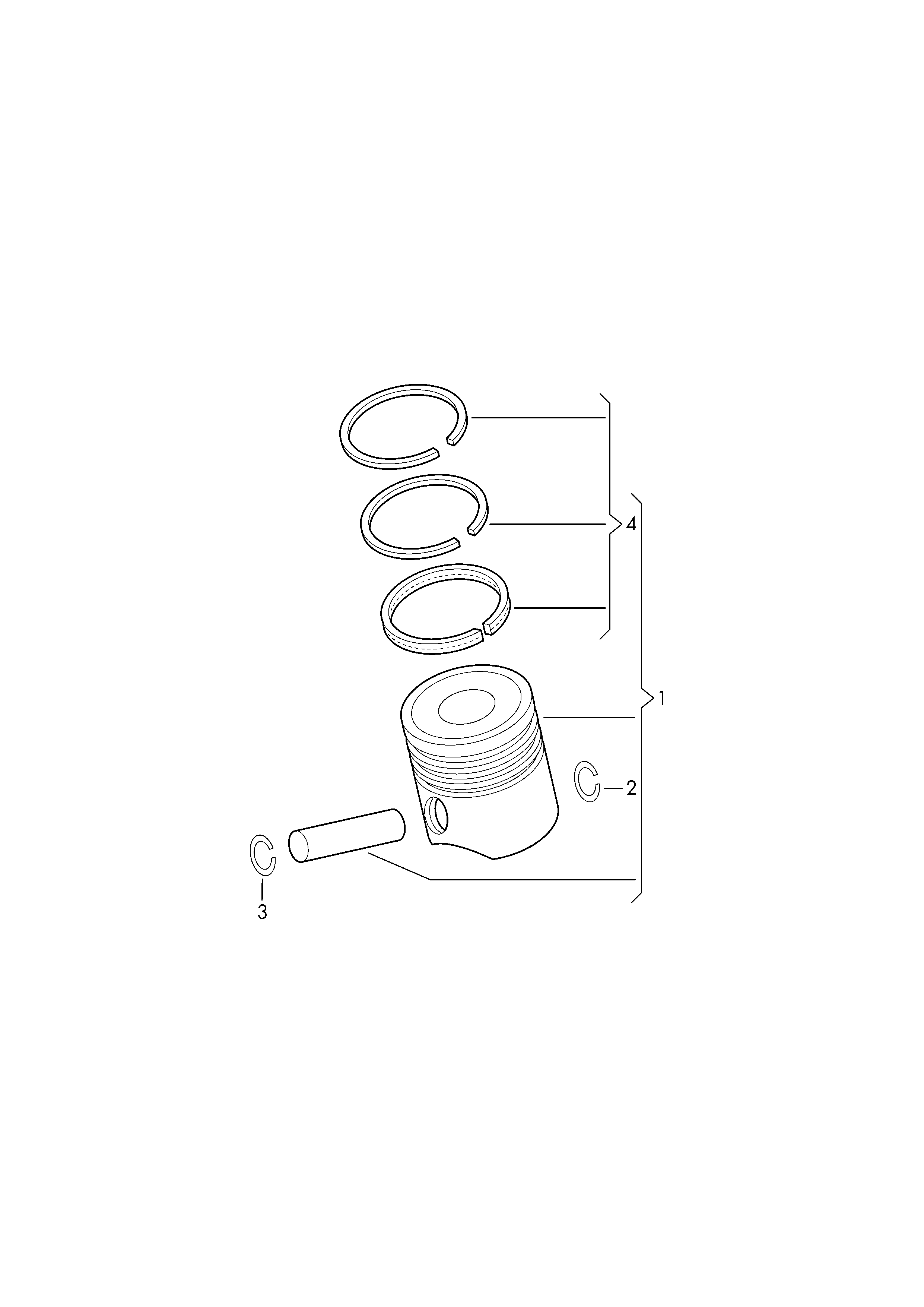 Hastings Piston Ring 2D7282 - Piston Ring Kit carparts-centre.com